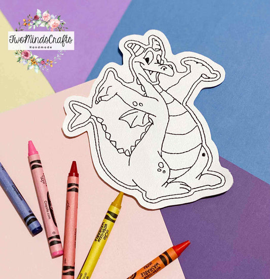 Purple Dragon flat doodle vinyl (READY TO SHIP)