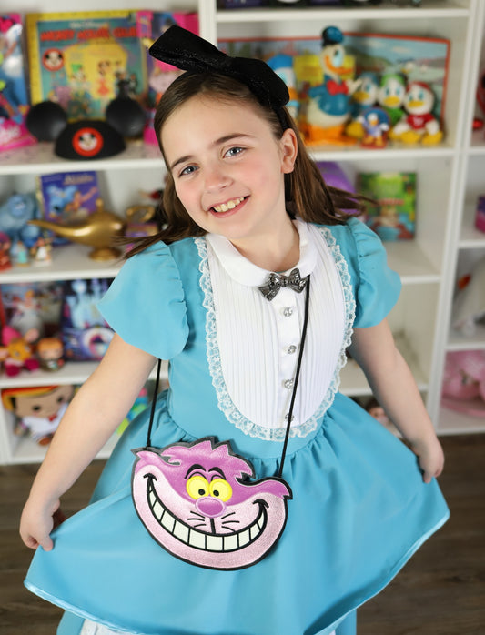 Glow In The Dark Cheeky Cat flat bag (READY TO SHIP)