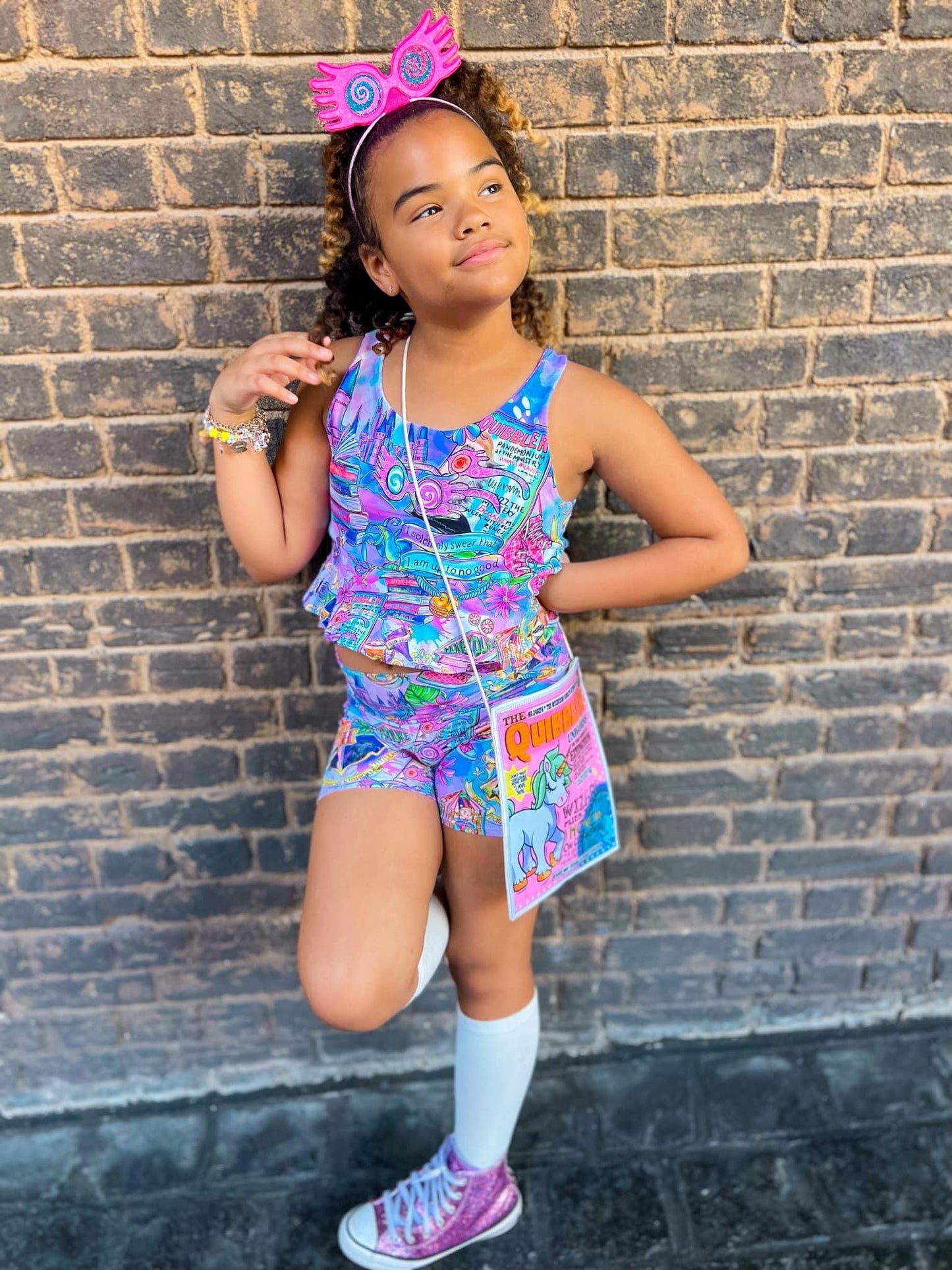 LIMITED Mystery Q Newspaper flat bag (READY TO SHIP)