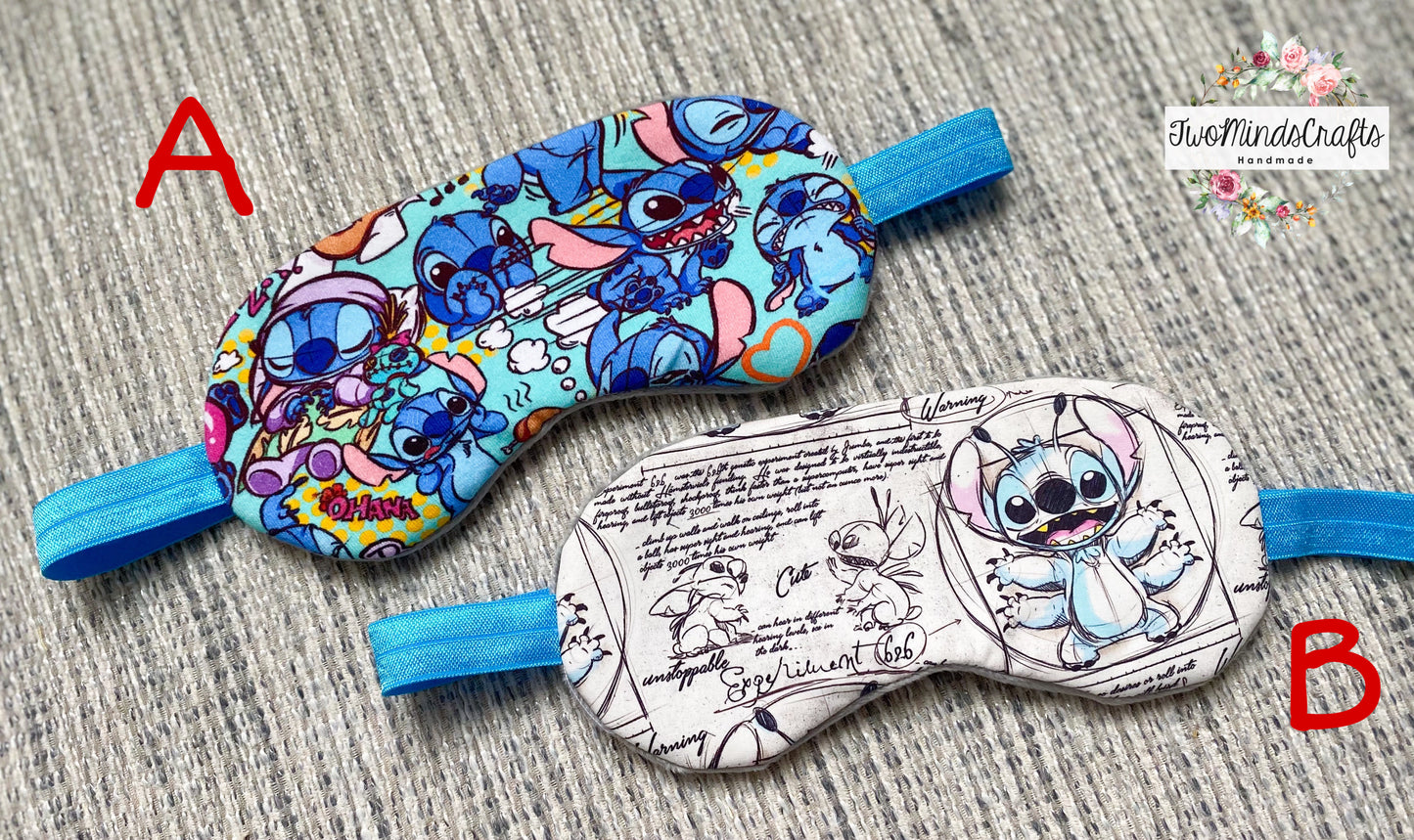 Sleep masks - Blue alien (READY TO SHIP)