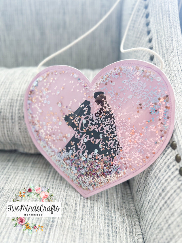 Sleepy Princess Heart flat lay bag (READY TO SHIP)