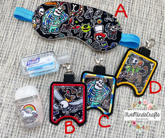 X-Ray Character Hand Sani Holders / Sleep Mask (READY TO SHIP)