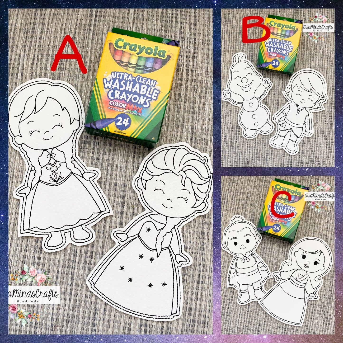 Flat Vinyl Doodles - Snow/Warrior (READY TO SHIP)