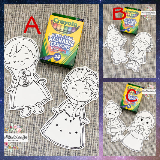 Flat Vinyl Doodles - Snow/Warrior (READY TO SHIP)