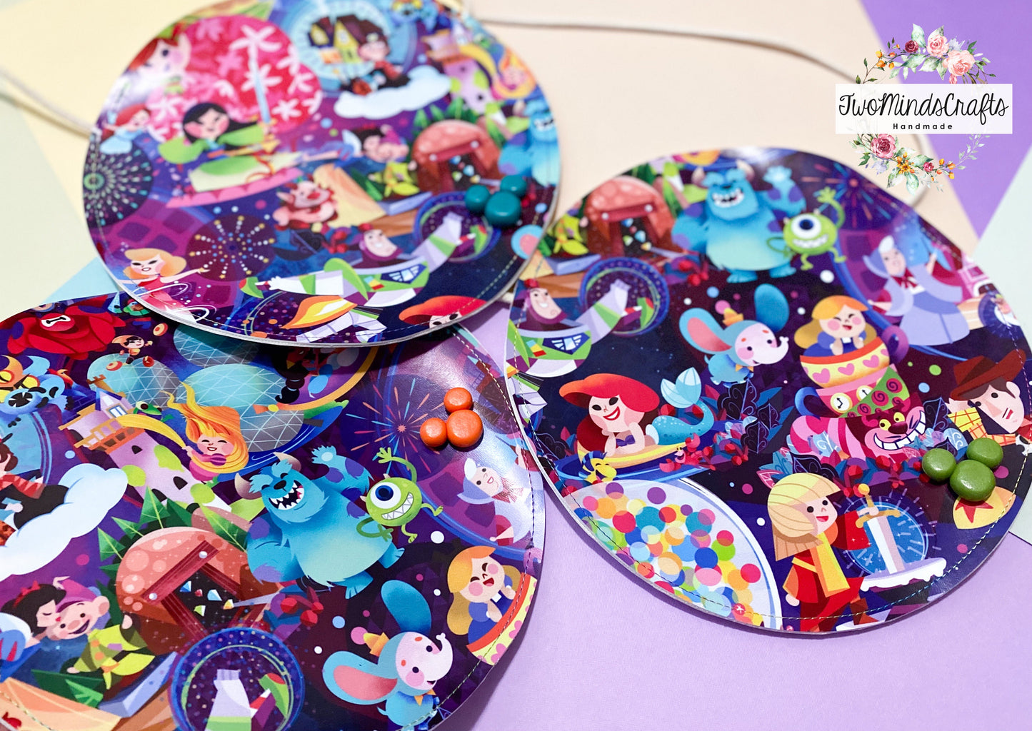 *ATRP*  Paperworld with hidden mouse circle flat bag (READY TO SHIP)