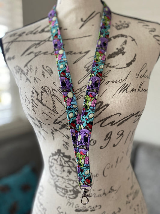 Classic lanyard - zombies (READY TO SHIP)